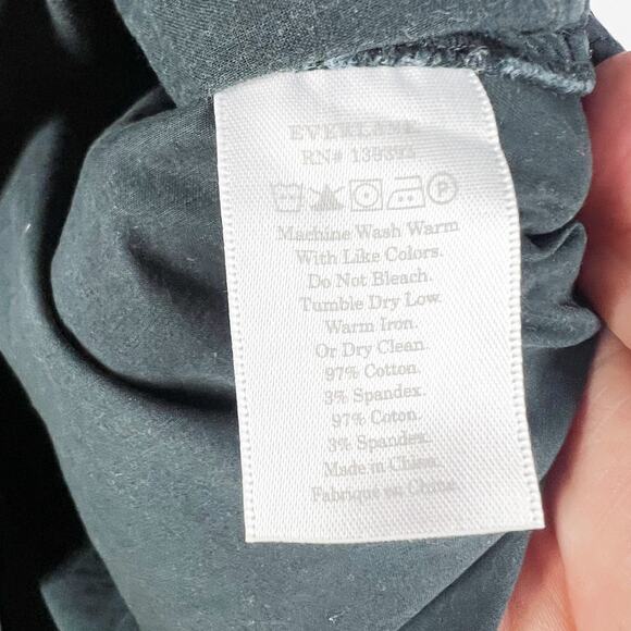 Everlane black shift dress v-neck with pockets Size 8 - Picture 6 of 7